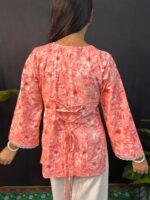 Pink Short Kurti florel - Image 3