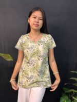 Florel Short Kurti White