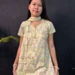 Beautiful Florel Rayon Short Kurti  With Dupatta