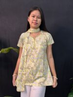 Beautiful Florel Rayon Short Kurti  With Dupatta
